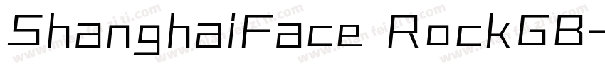 ShanghaiFace RockGB字体转换